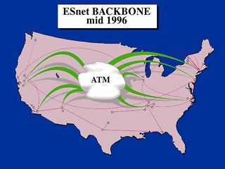 ESnet on US map