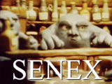 Senex bar scene with title